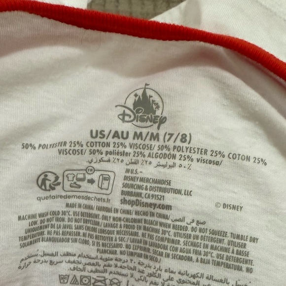 Disney Mickey & Friends T-Shirt - White, Yellow, Blue - Picture 3 of 3